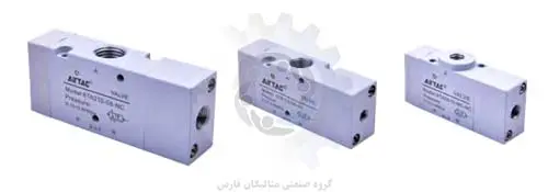 متالیکان فارس-شیر برقی پنوماتیک  AIRTAC سری 6TA (3.2 way)